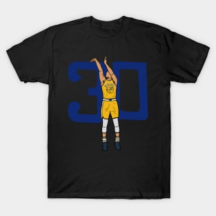 Steph Curry 30 - NBA Golden State Warriors T-Shirt